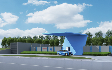 Construction of FCV automotive hydrogen charging station in China in 2017