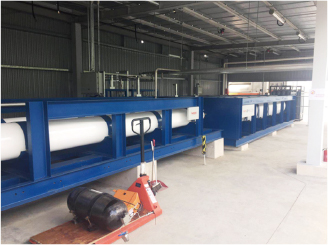 Large high-pressure hydrogen accumulator (98MPa / 1 ㎥) for the hydrogen of communication system of fuel cell vehicle and hydrogen station is put into operation 