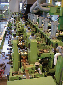 Pipe-manufacturing line